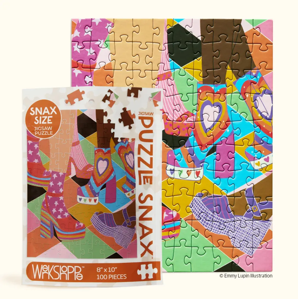 Boogie Shoes - 100 Piece Puzzle Snax