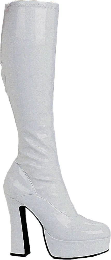 Boot Chacha White Size 7  Costume Accessories