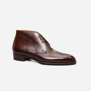 Brown Leather Gabrovo Chukka Lace Up Boots - Chukka Boots