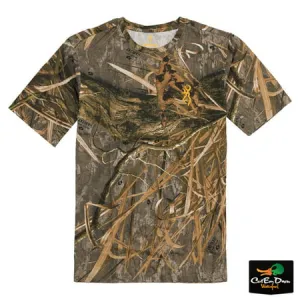 Browning Men-s Wasatch Short Sleeve Shirt- Mossy Oak Shadow Grass Habitat SKU - 429323
