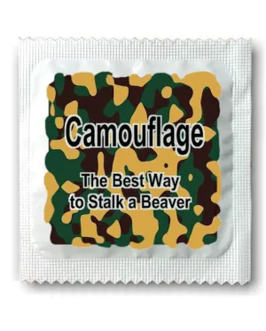 Camouflage Condoms | Stalk A Beaver