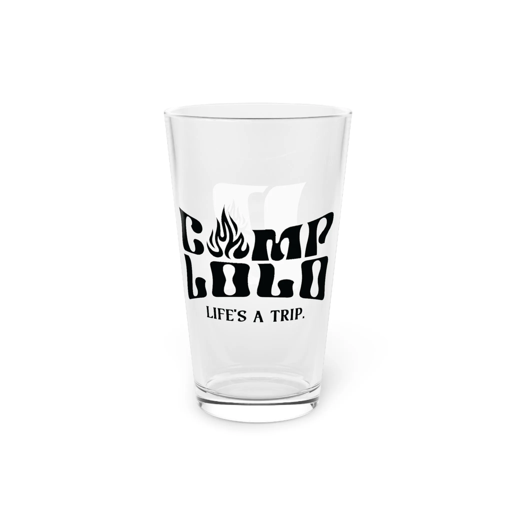 Camp Lolo classic Pint Glass, 16oz