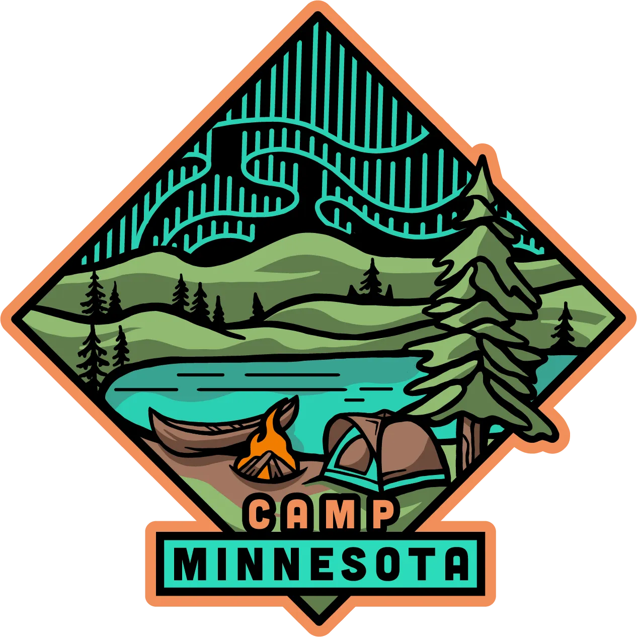 Camp Minnesota Magnet