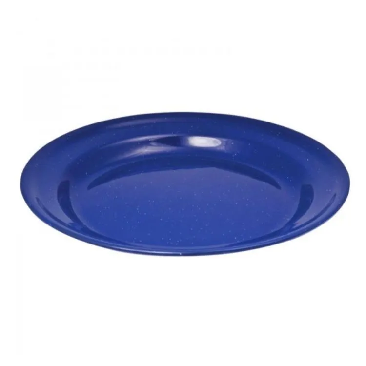 Campfire 26cm & 27cm Deep Enamel Plate Navy