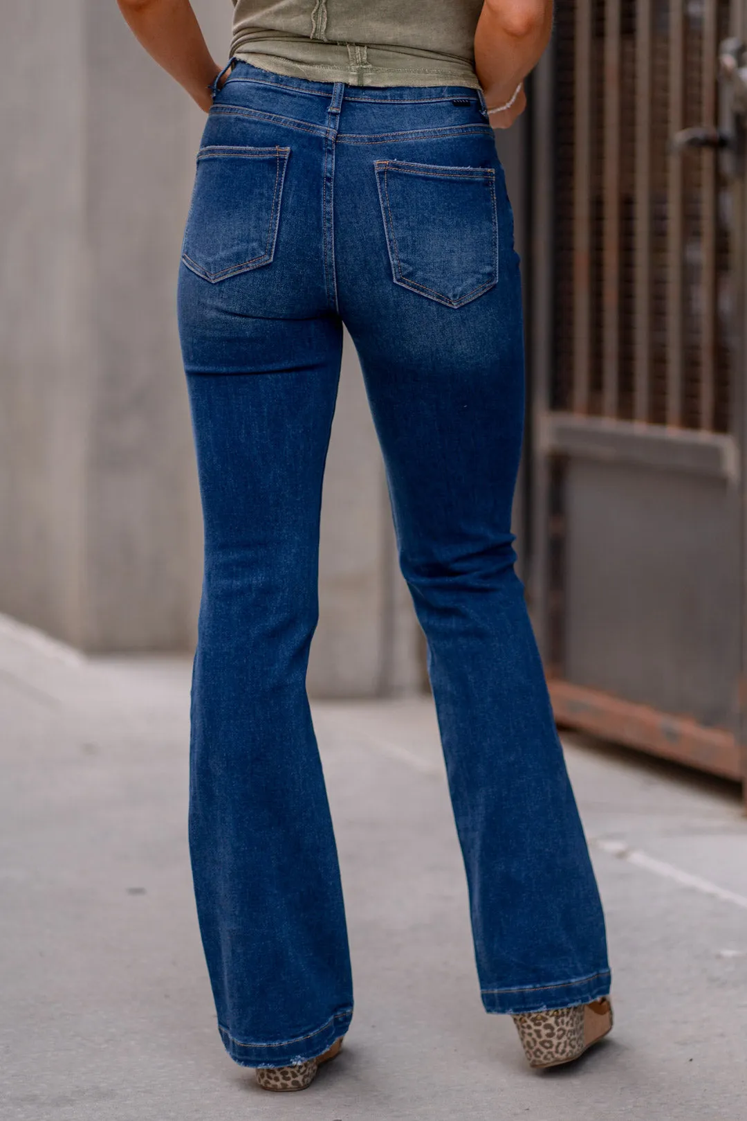 Carolina High Rise Button Fly Boot Cut