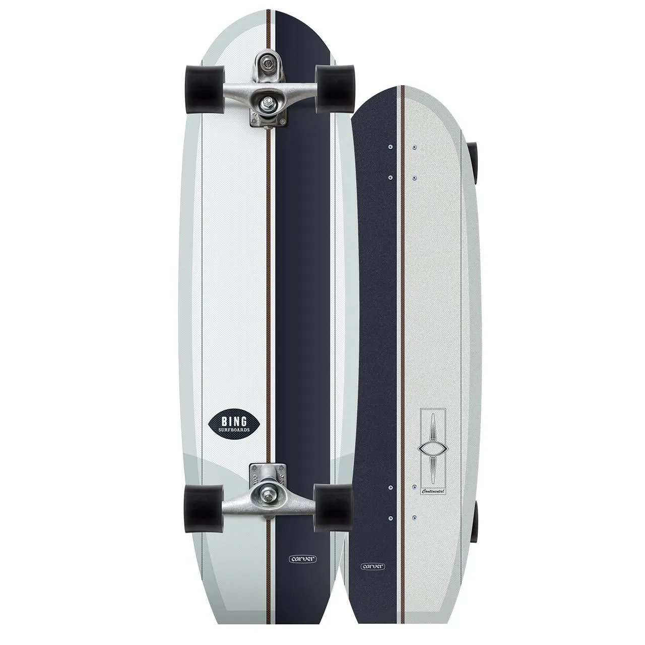 Carver Bing Continental Surfskate Cruiser Skateboard C7 - 10.875" x 37.0"