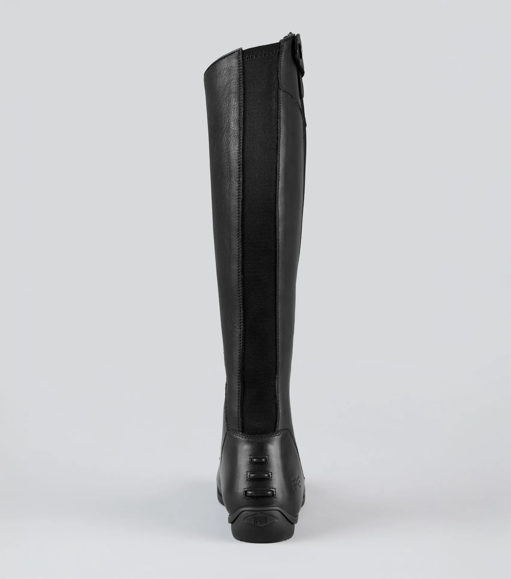 Cedo Womens Leather Field Tall Riding Boots Black (Wide Calf)