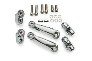 Charles Chapa Adjustable Passenger Comfort Peg Mounts for Indian By RydeCulture™ - Chrome