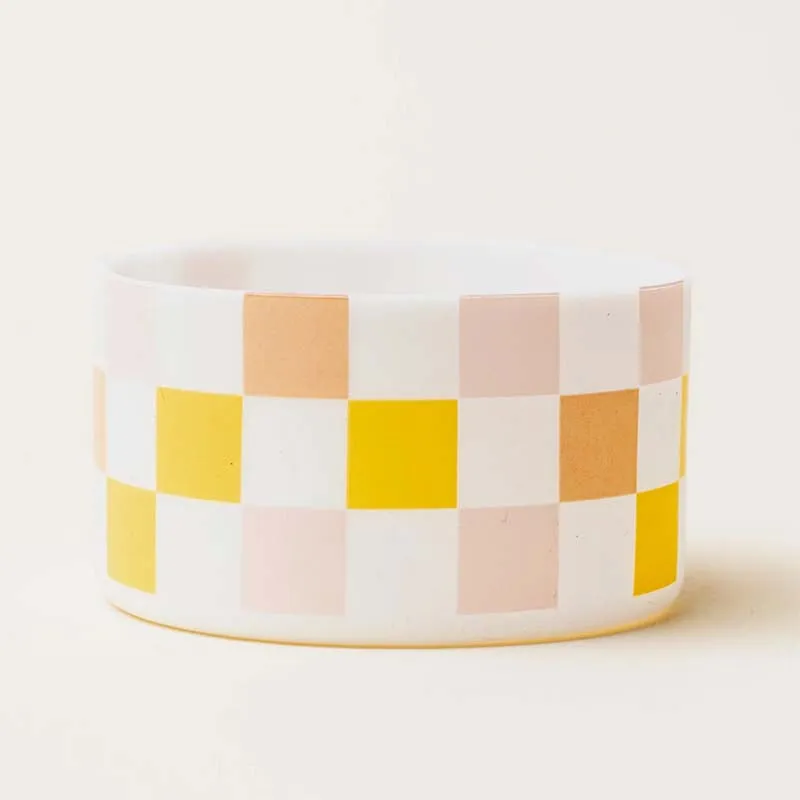 Checkered Peach Tumbler Boot