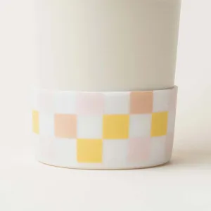 Checkered Peach Tumbler Boot