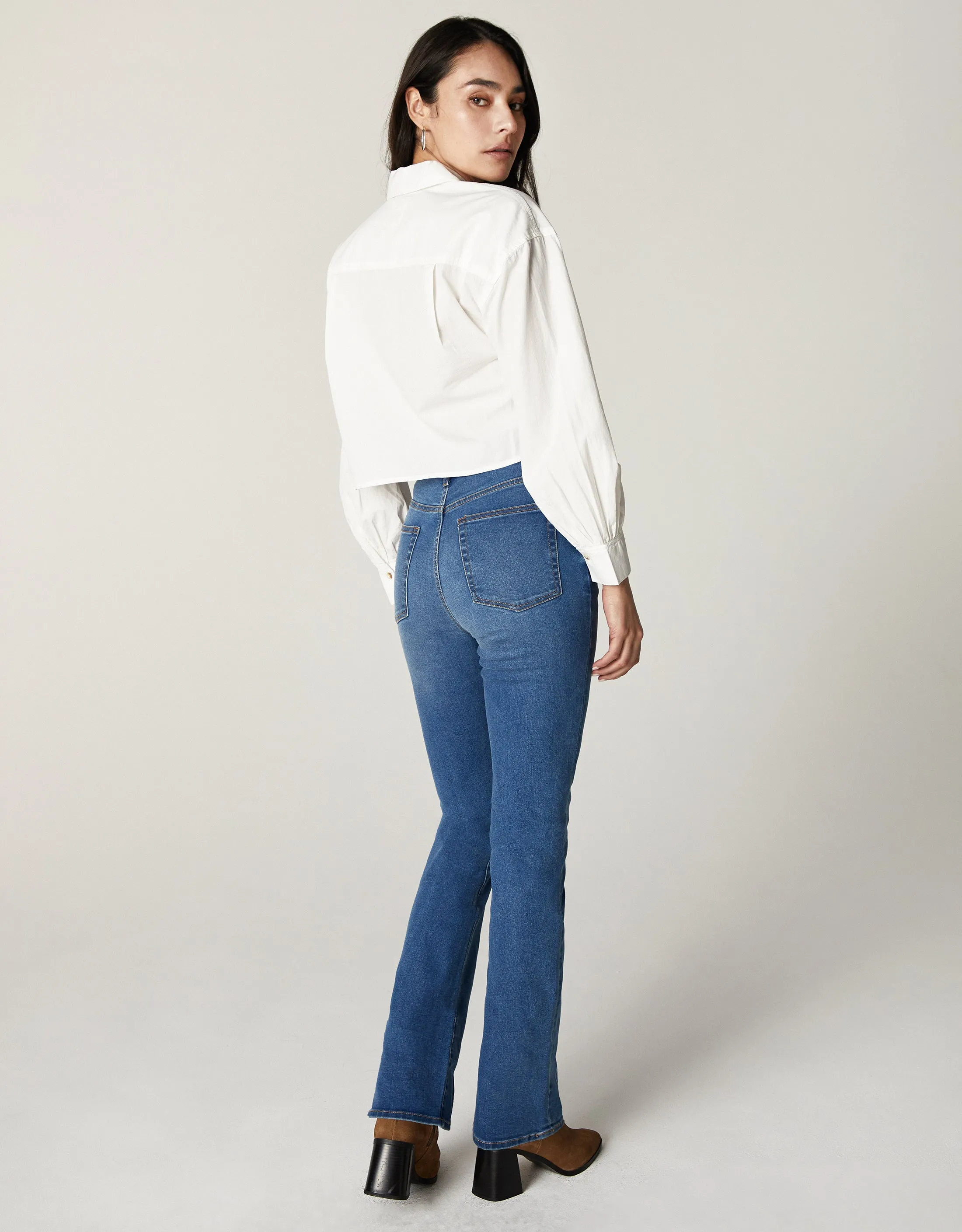 CHLOE High-Rise Slim Boot in Summers' End