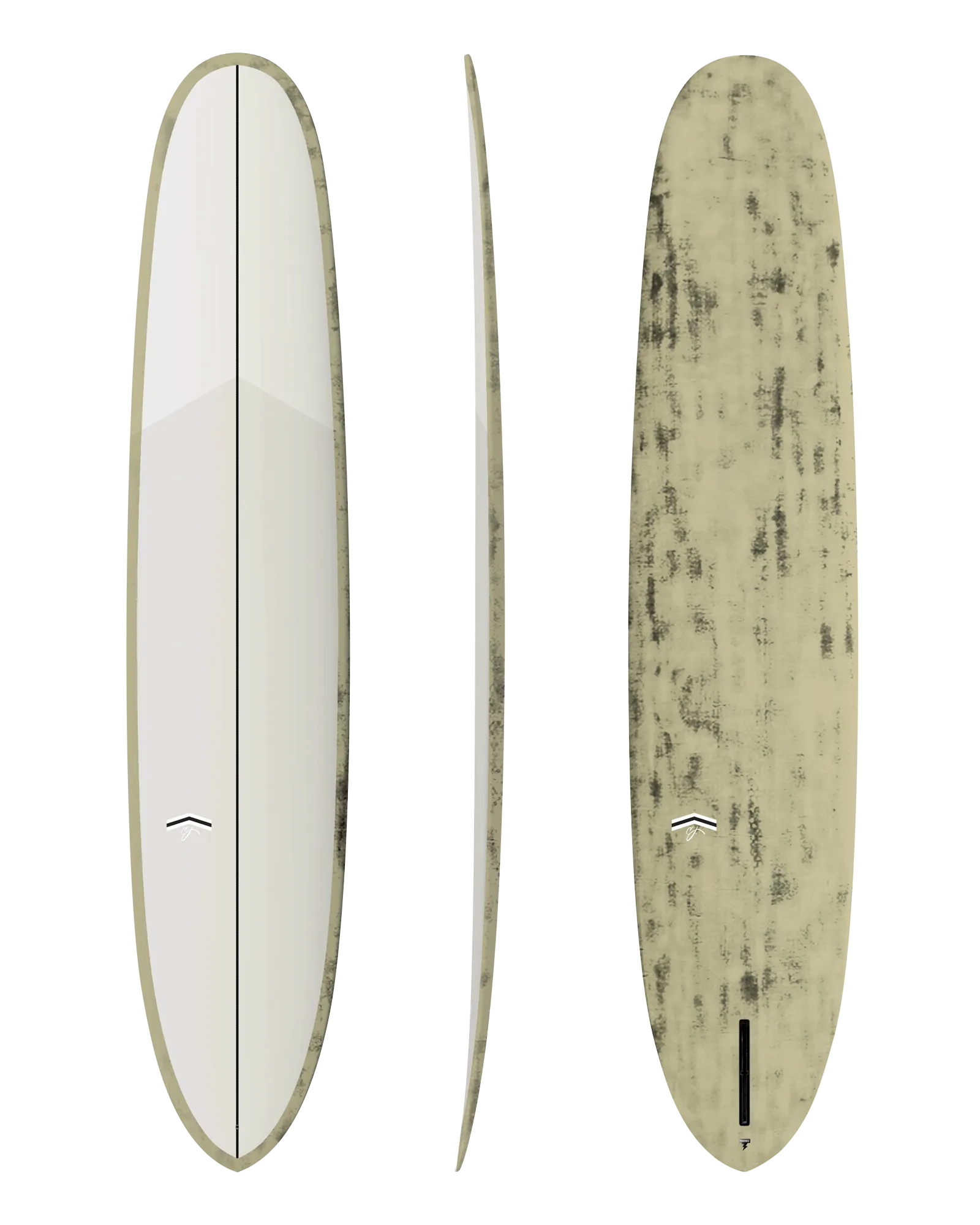 CJ NELSON PARAGON - THUNDERBOLT BLACK - WHITE / BRUSHED CARBON 9'7"
