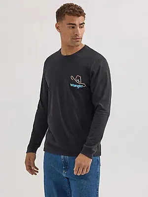 CL112354221 Wrangler Mens Long Sleeve Neon Retro