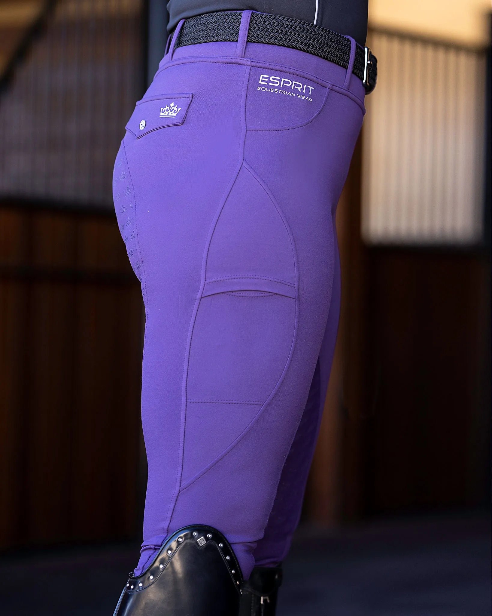Classic Riding Tight - Eggplant