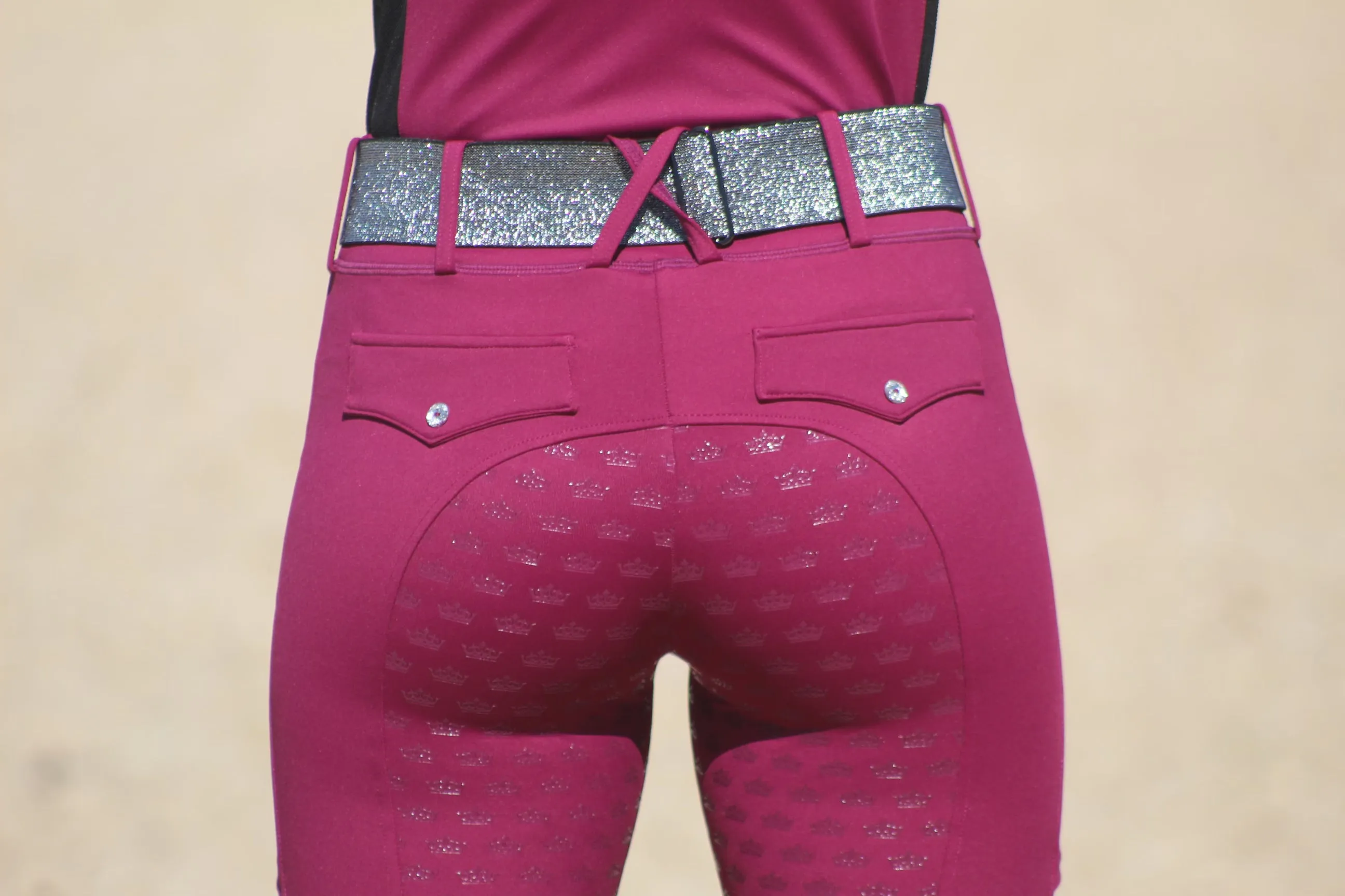 Classic Riding Tight - Merlot