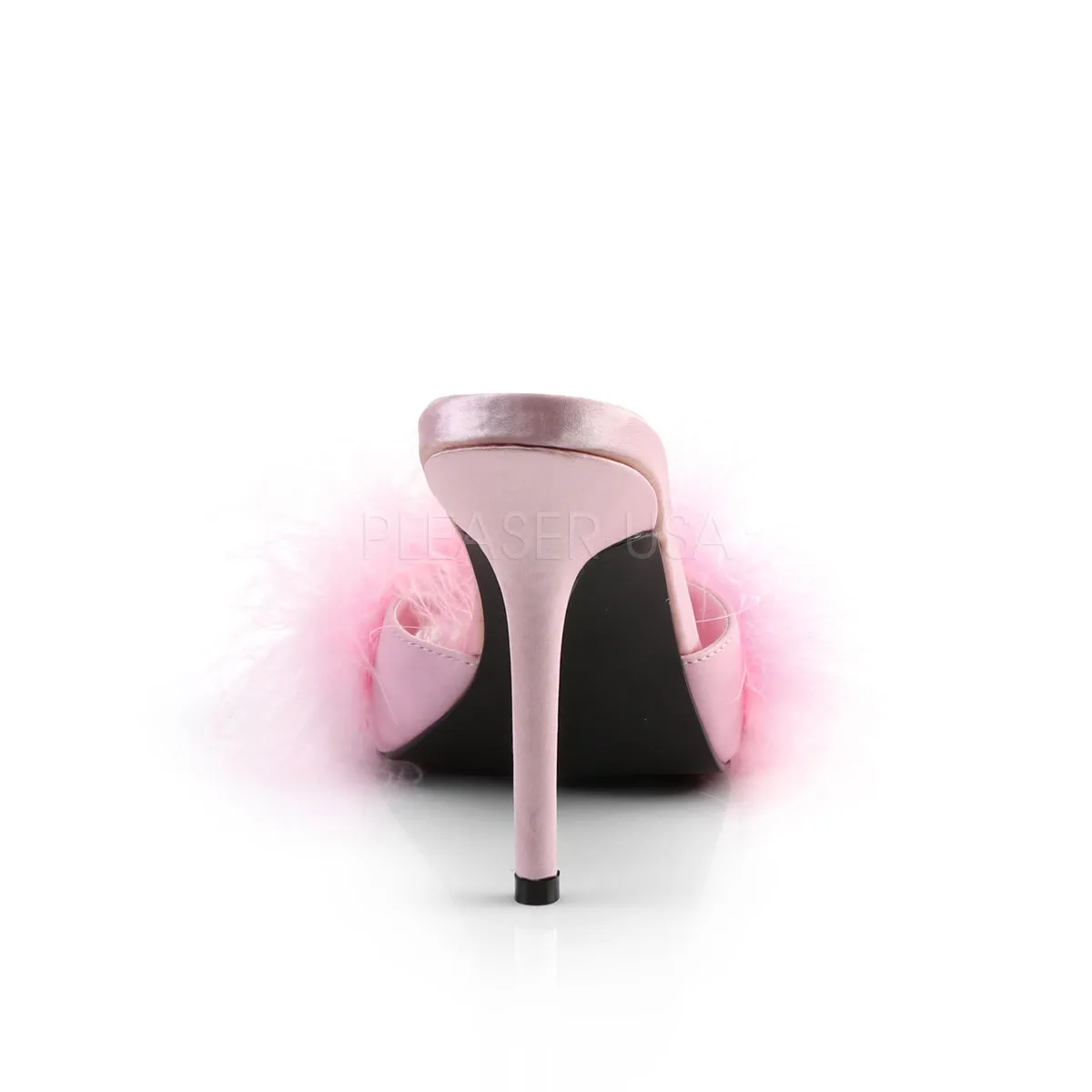 CLASSIQUE-01F  Baby Pink Pu-Fur