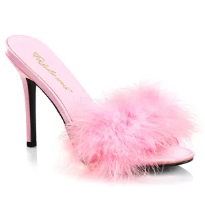 CLASSIQUE-01F  Baby Pink Pu-Fur