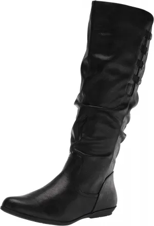Cliffs By White Mountain Women's Francie Knee High Boot Black Smooth 7M