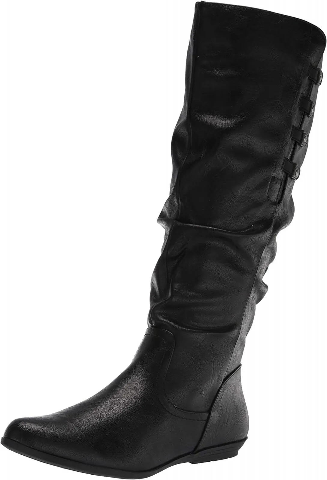 Cliffs By White Mountain Women's Francie Knee High Boot Black Smooth 7M