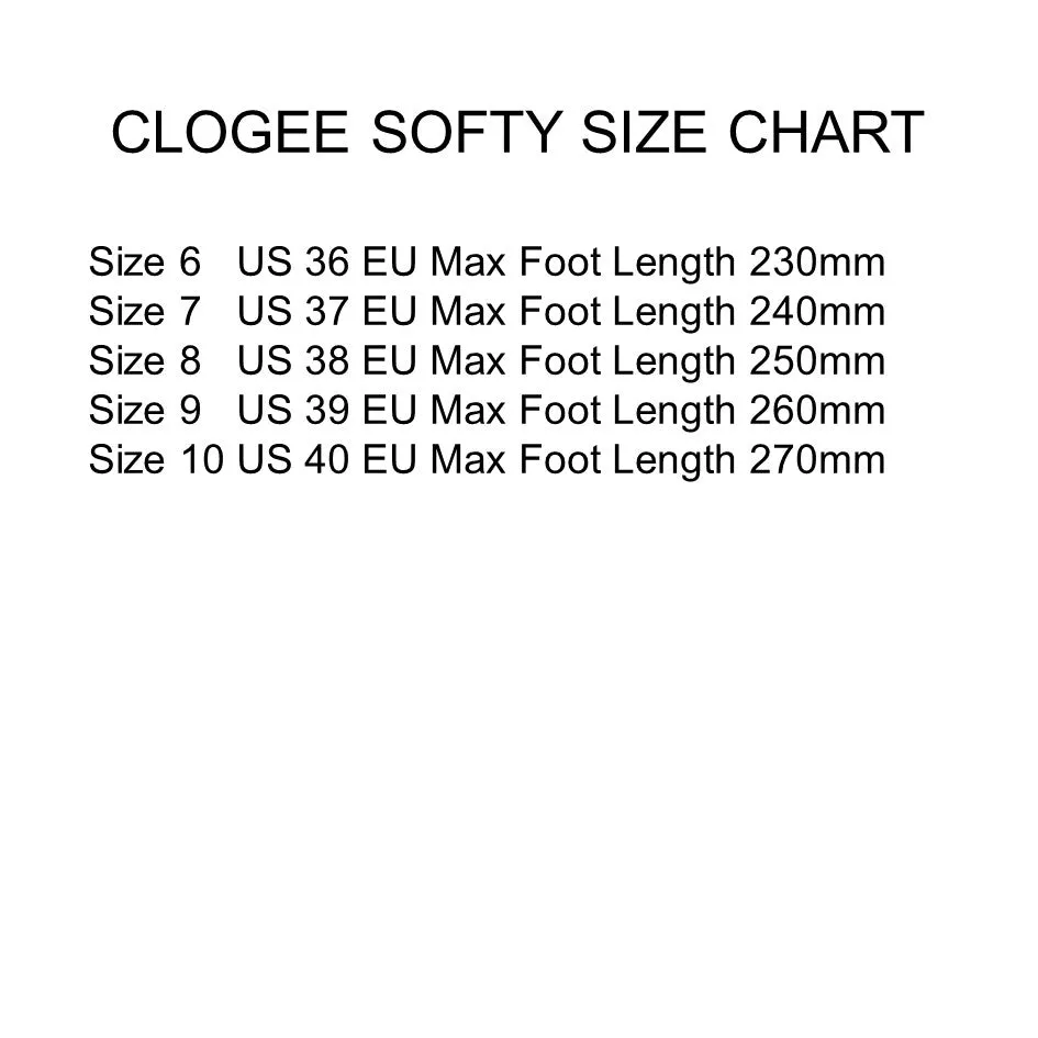 CLOGEES SOFTY CLOG