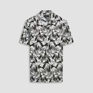 Cole Leaf Print OoohCotton Camp Shirt
