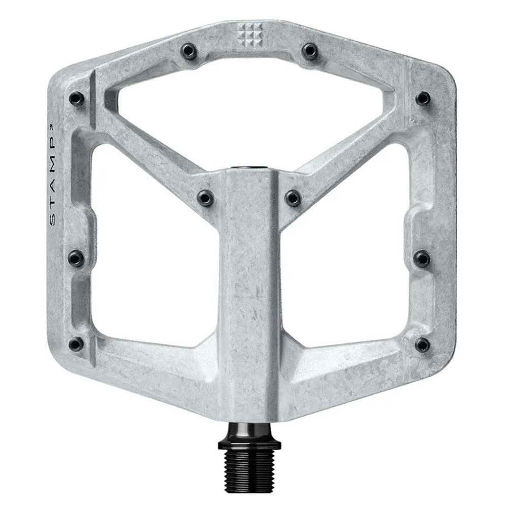 Crankbrothers Pedal Stamp 2 Large Gen 2 Raw Silver