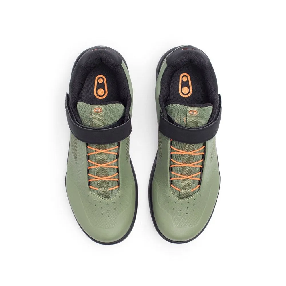 Crankbrothers Shoes Stamp Speedlace Green / Orange Flat