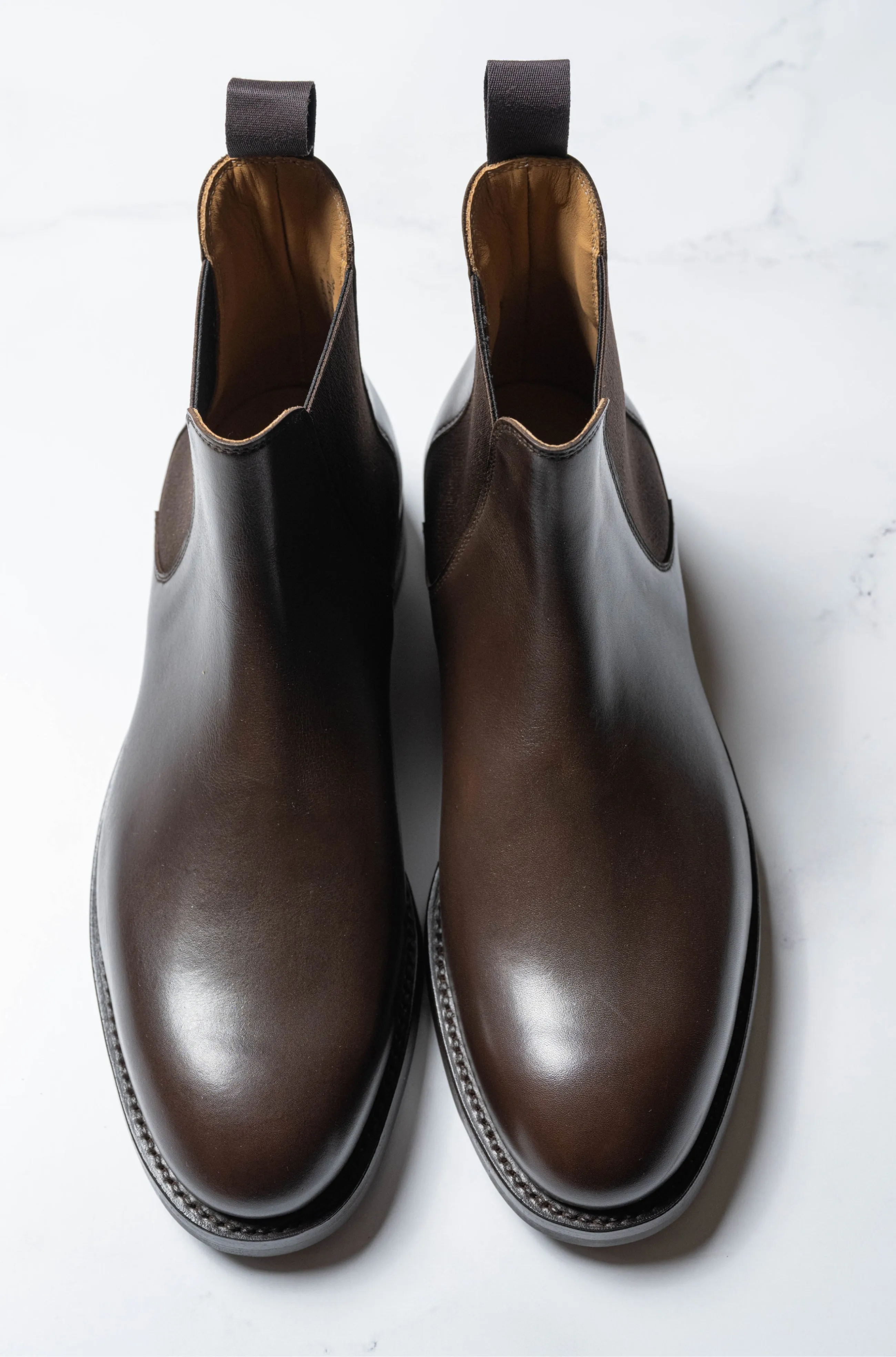 Crockett & Jones Chelsea 5 - Dark Brown Wax Calf