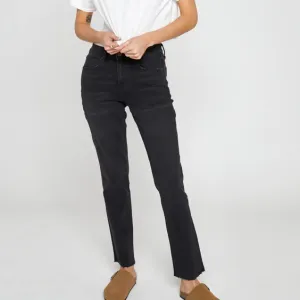 Crosby High Rise Denim, Black