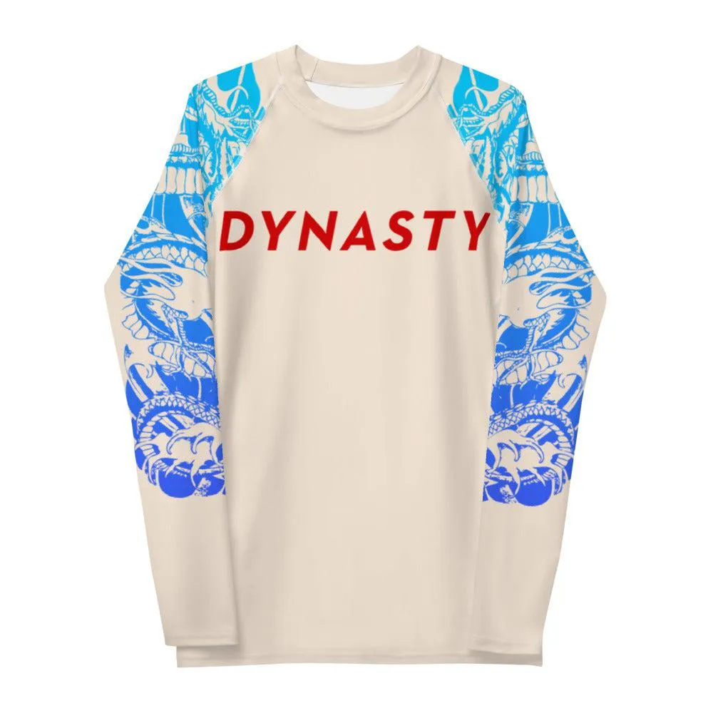 Crouching Tiger Hidden Dragon V2 Rash Guard (Blue)