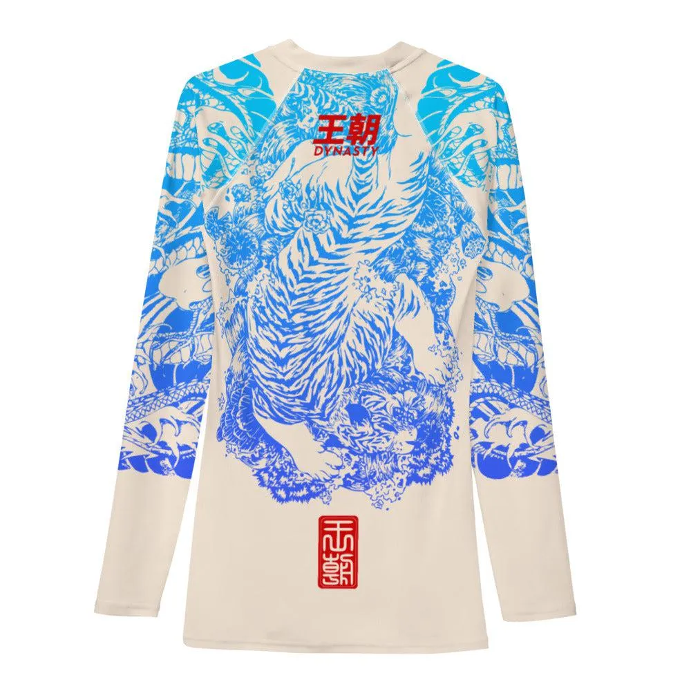 Crouching Tiger Hidden Dragon V2 Rash Guard (Blue)