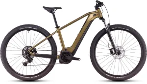 Cube Reaction Hybrid Performance 500 Electric Mountain Bike 2025 - Golden Lime