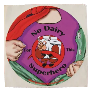 Dairy Allergy Superhero Girl Sticker