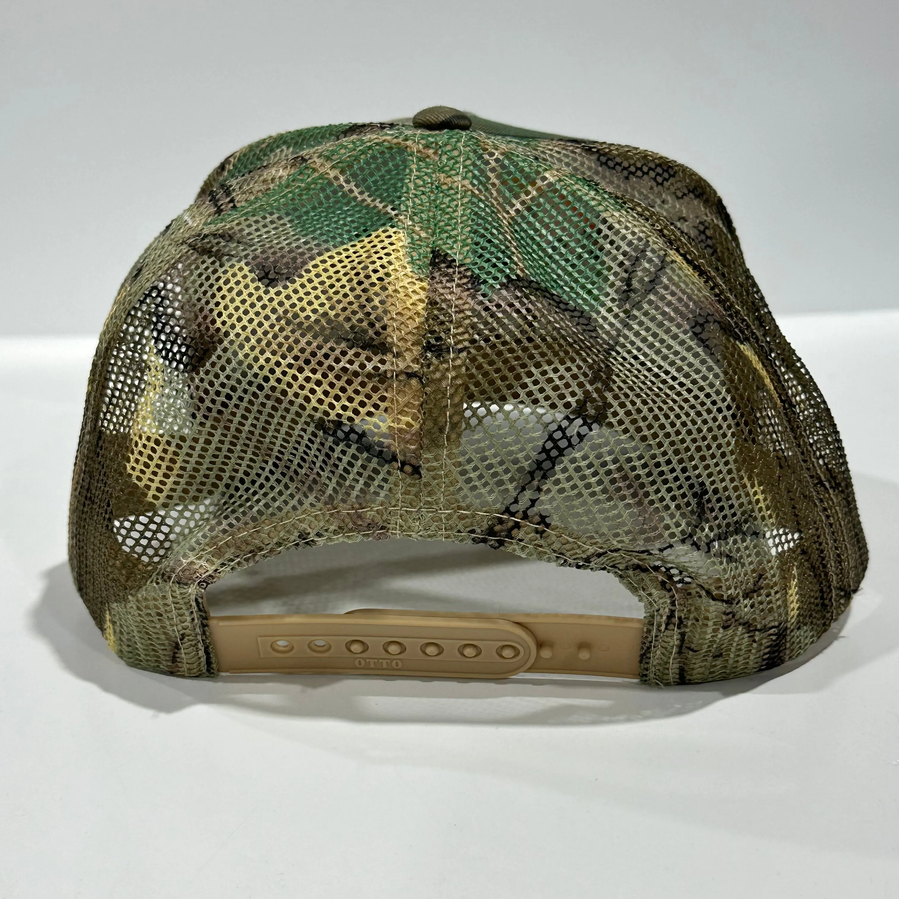 Deer Scenery CAMO Camouflage Mesh Trucker SnapBack Hat Deer Hunting Cap Custom Embroidered