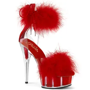 DELIGHT-624F  Clear-Red Fur/M