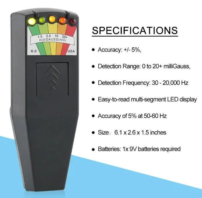Deluxe Ghost Hunting EMF Detector Meter