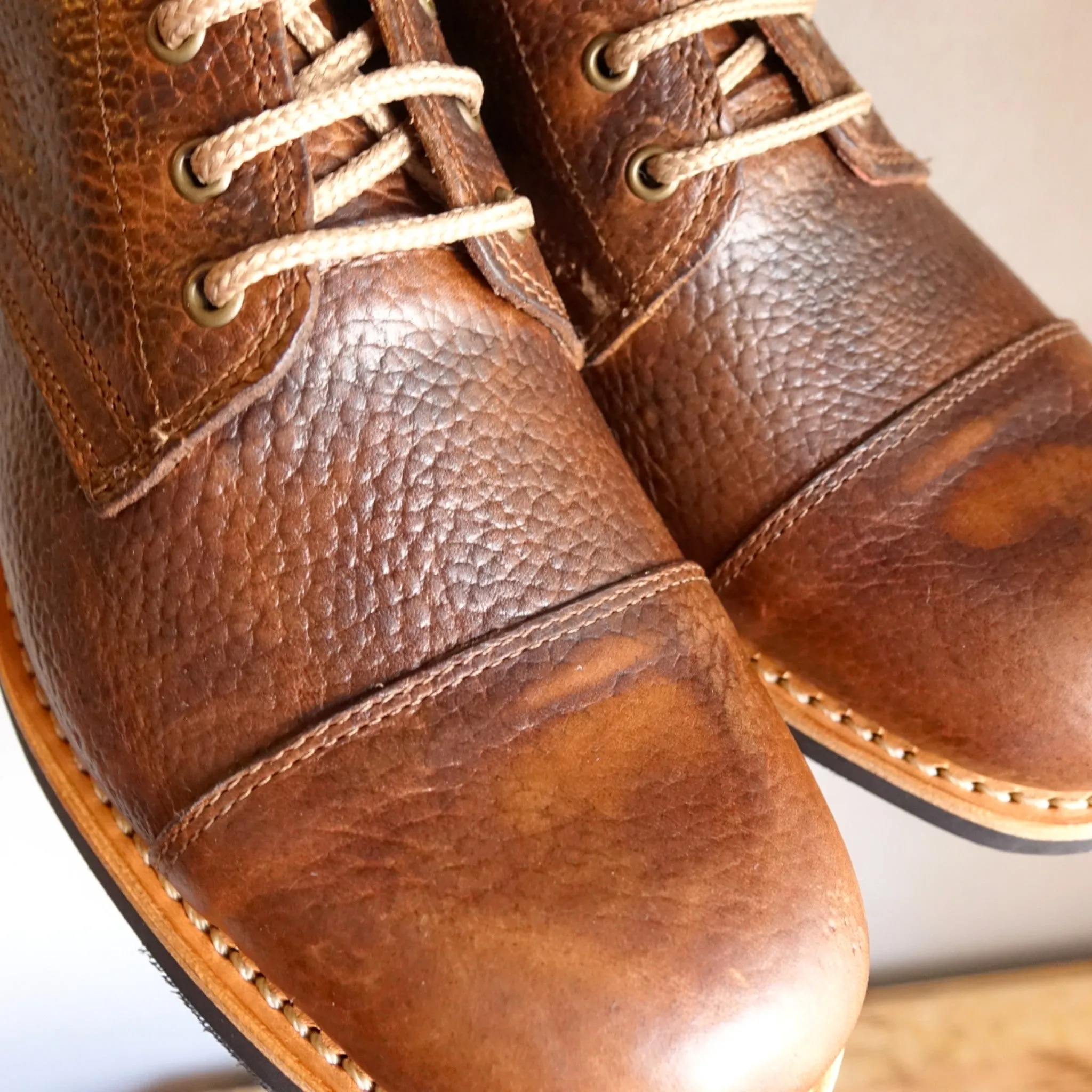 Denali Leather Lace-up Boots