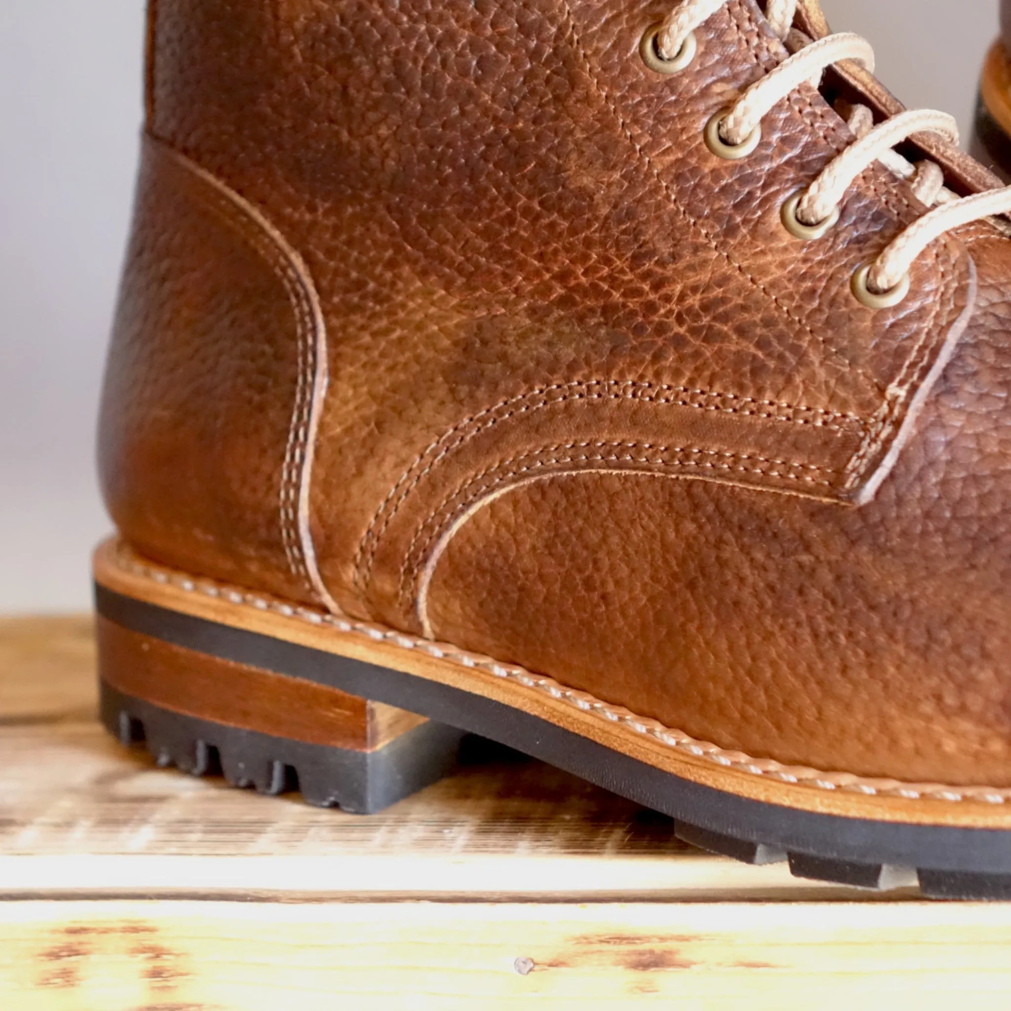 Denali Leather Lace-up Boots