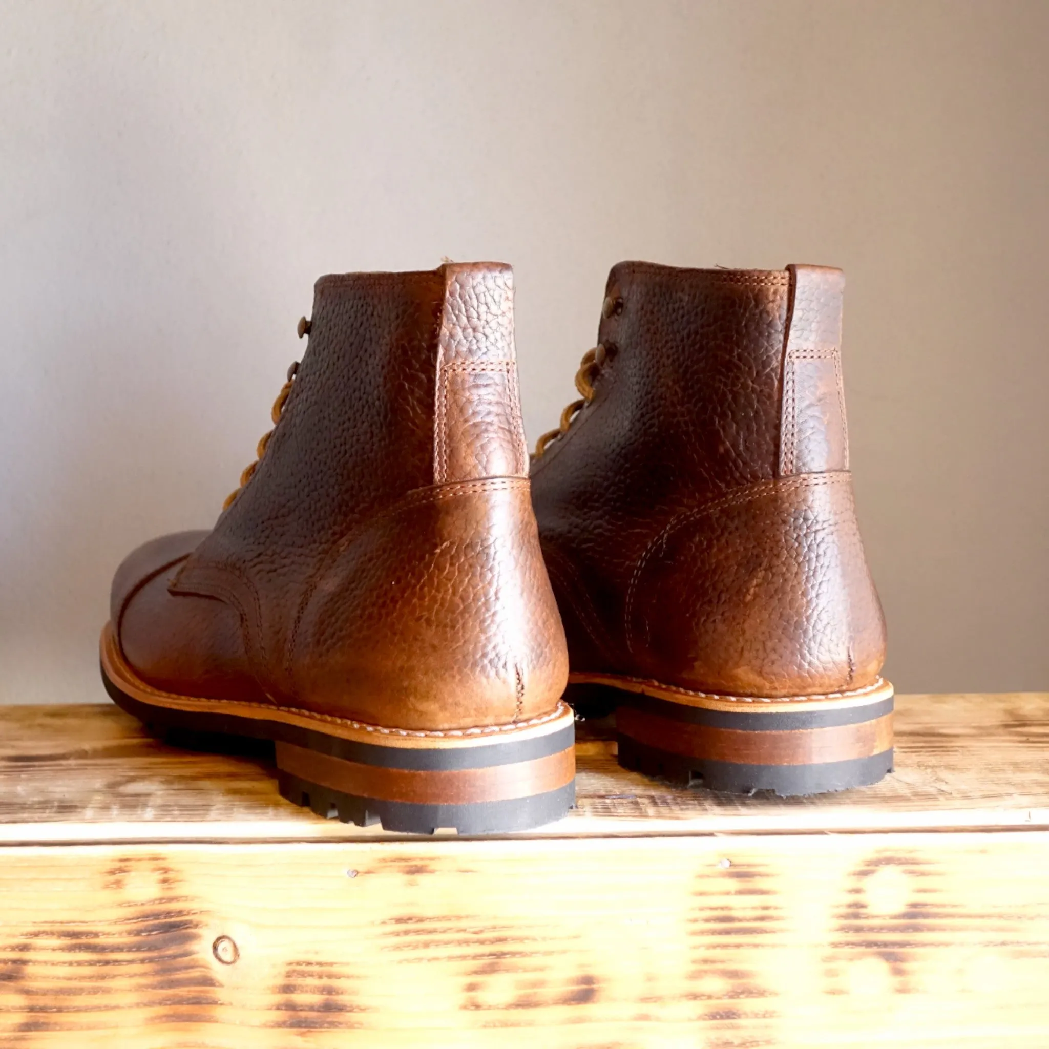 Denali Leather Lace-up Boots