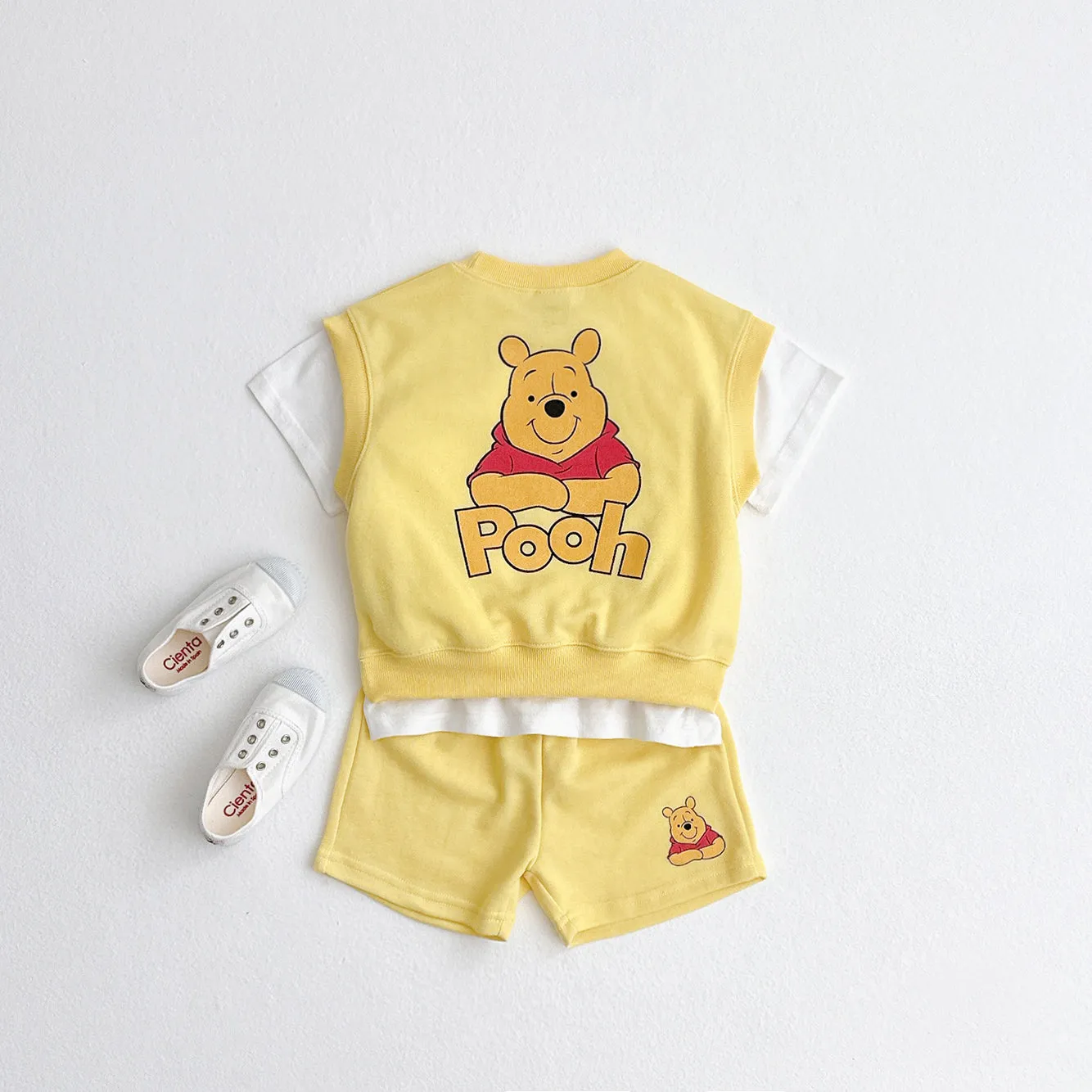 Disney Vest and Short Set - Pooh