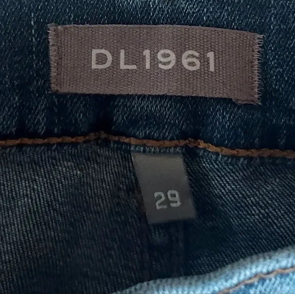 DL1961 Denim Bridget Boot Denim Jean Size 29 High Rise Crop Medium Wash