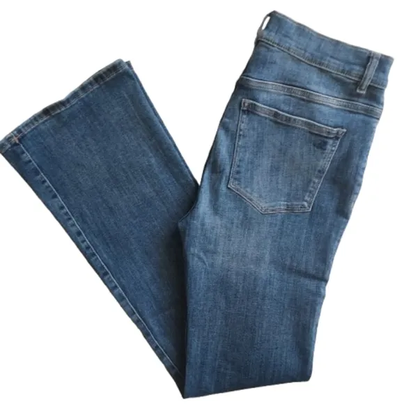 DL1961 Denim Bridget Boot Denim Jean Size 29 High Rise Crop Medium Wash