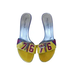 Dolce & Gabbana Yellow '76' Heels