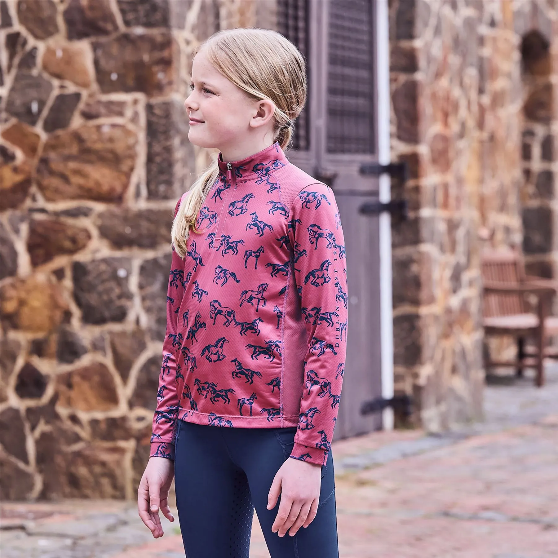 Dublin Kids Autumn Sally Long Sleeve Riding Top