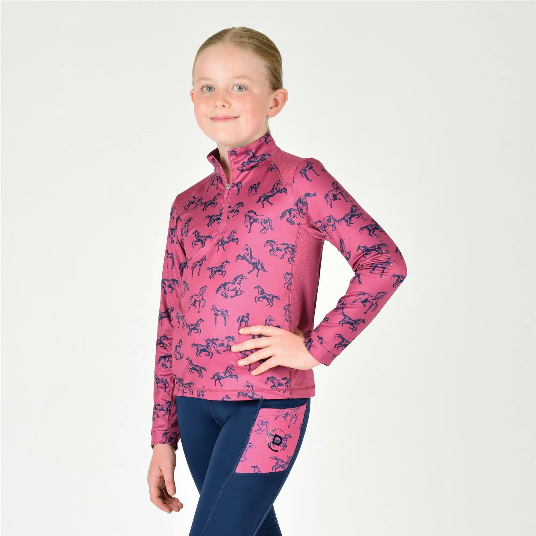 Dublin Kids Autumn Sally Long Sleeve Riding Top