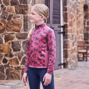 Dublin Kids Autumn Sally Long Sleeve Riding Top