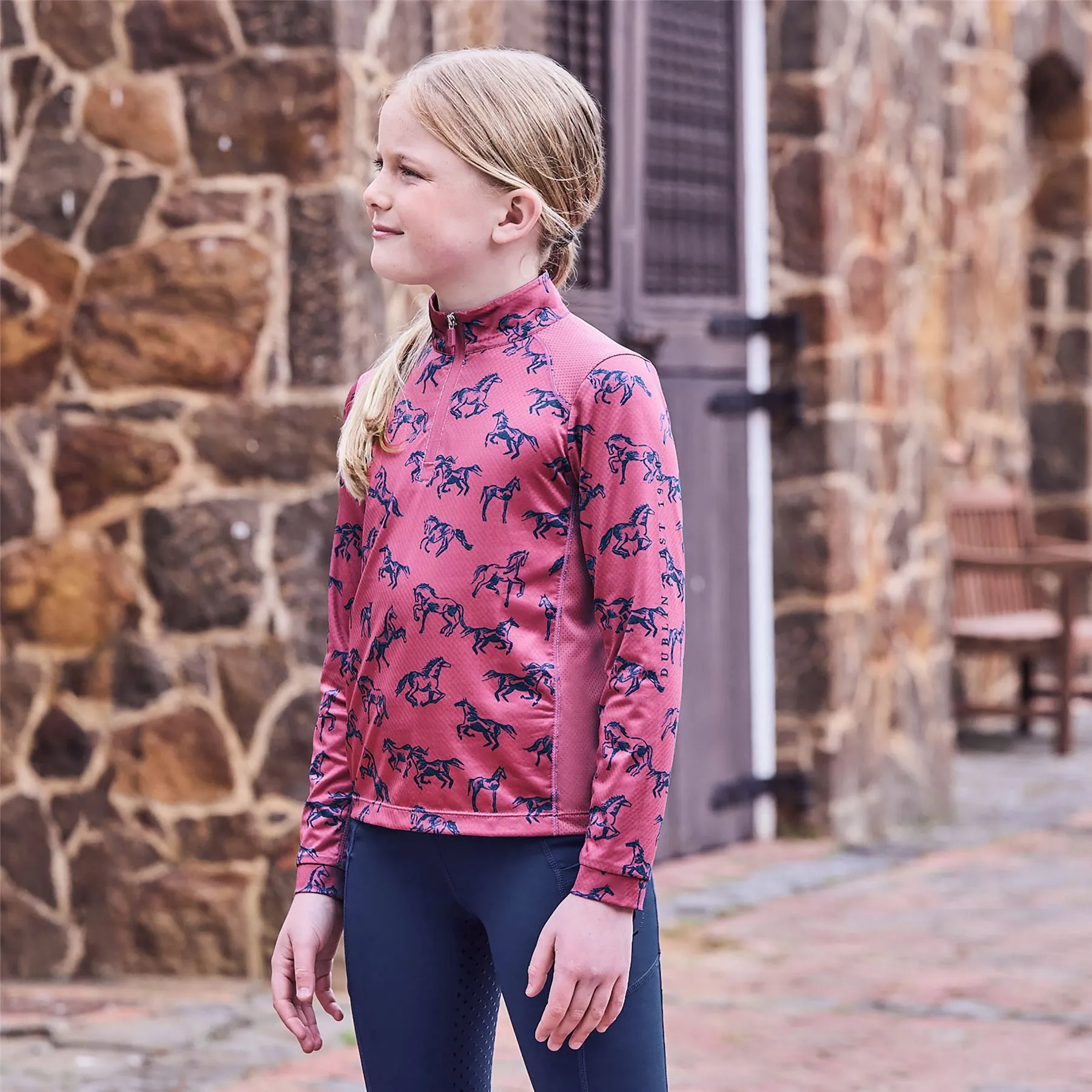 Dublin Kids Autumn Sally Long Sleeve Riding Top