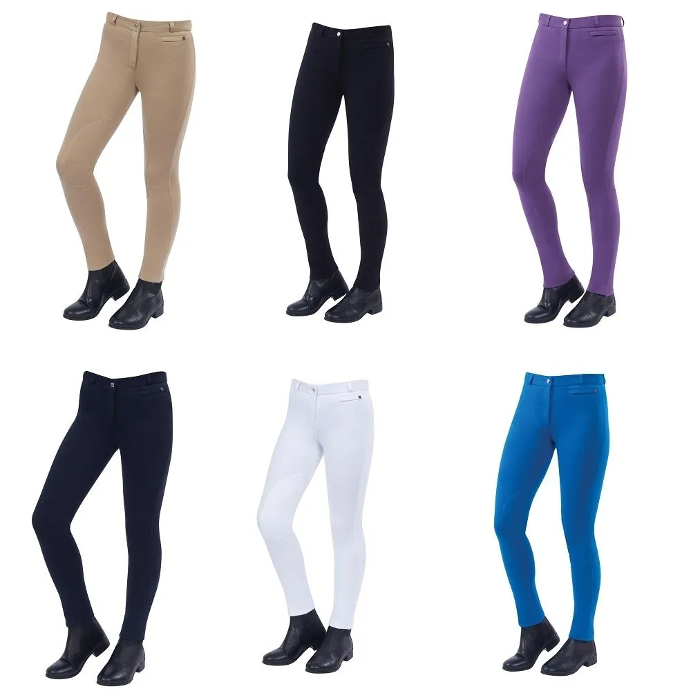 Dublin Supa-Fit Zip Up Knee Patch Jodhpurs