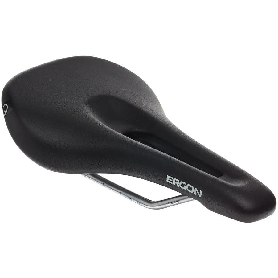 Ergon SM Saddle - Chromoly, Black, Women's, Small/Medium
