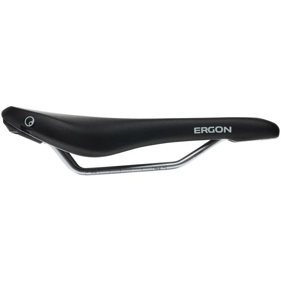 Ergon SM Saddle - Chromoly, Black, Women's, Small/Medium